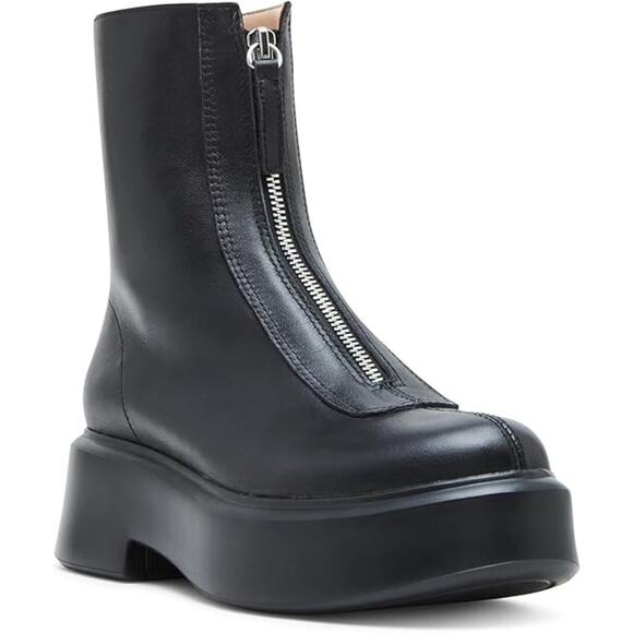 Steve Madden Shoes - Steve Madden Women's Jones Ankle Boot 8.5, color Black Leather